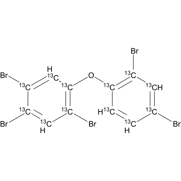 2,2′,4,4′,5-Pentabromo diphenyl ether-13C12 488710-21-0